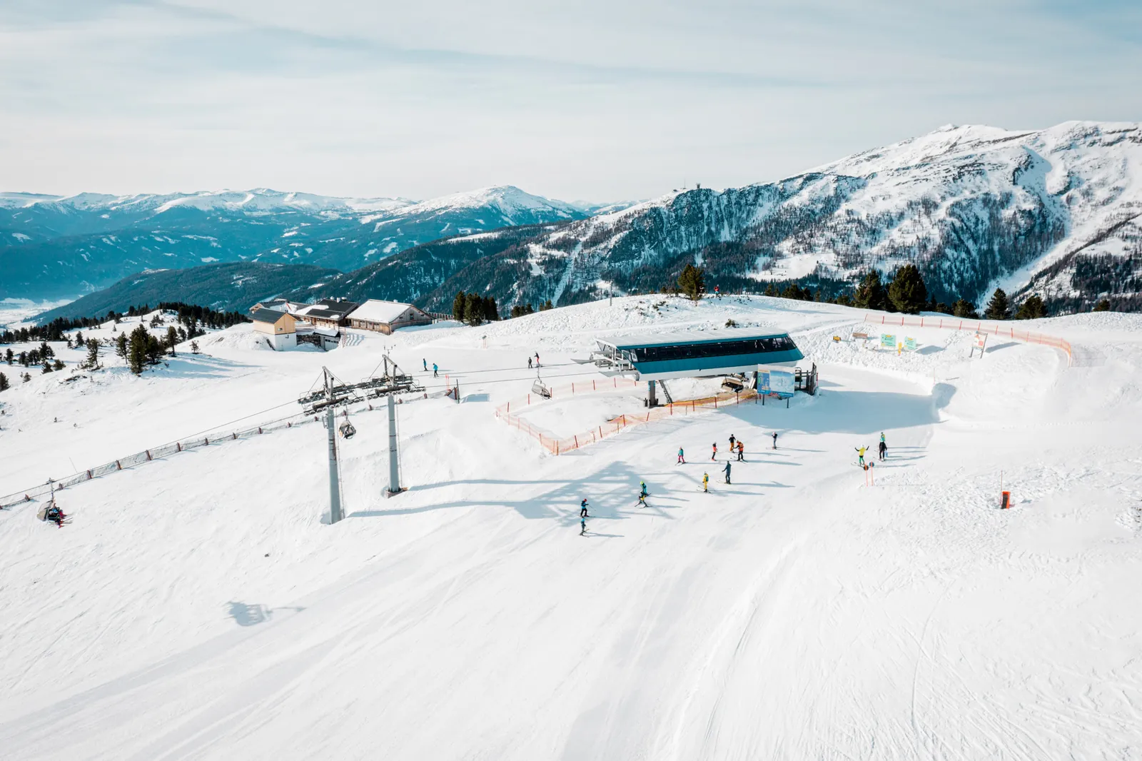 Blick über das Skigebiet Fanningberg